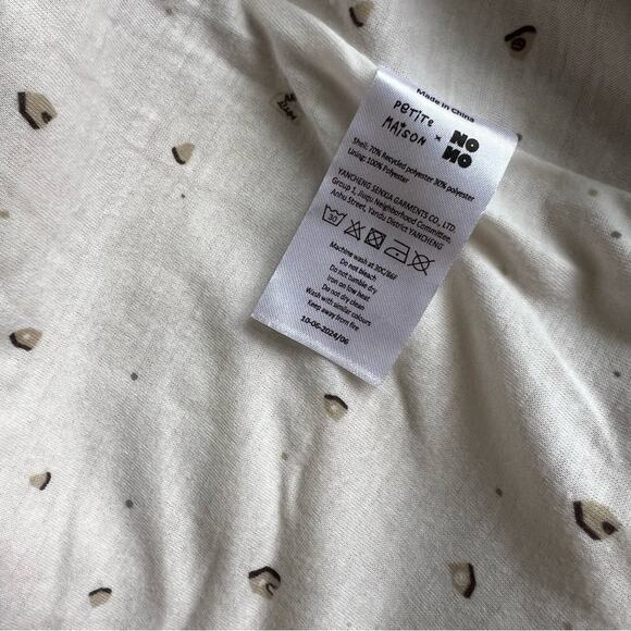 Petite Maison x Nono hooded onesie size 6 months warm - Picture 6 of 6